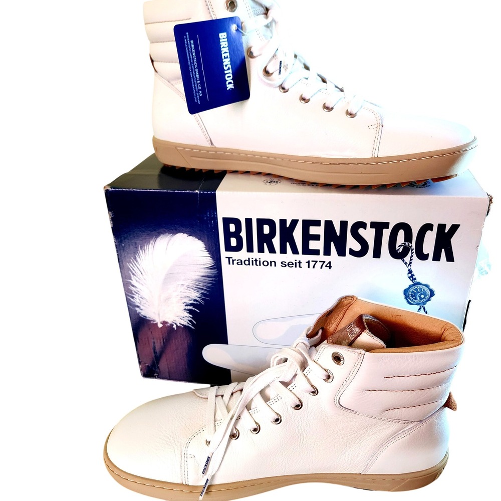 Birkenstock Bartlett W11/M9 NWB Regular Fit Leather High Top Sneakers